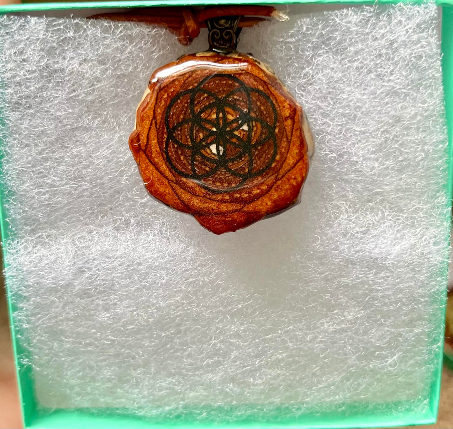 Seed of Life Pinecone Pendant