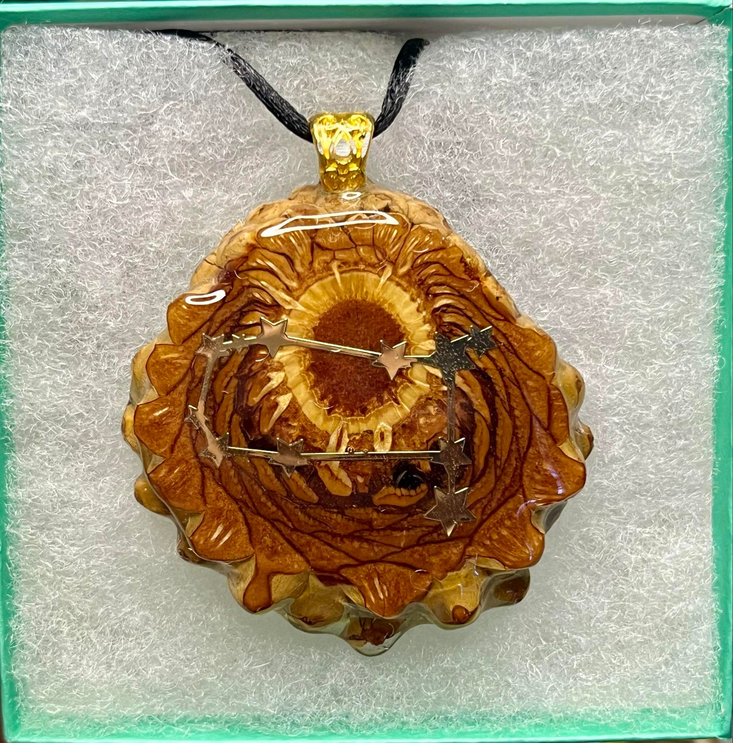 Gemini Pinecone Pendant